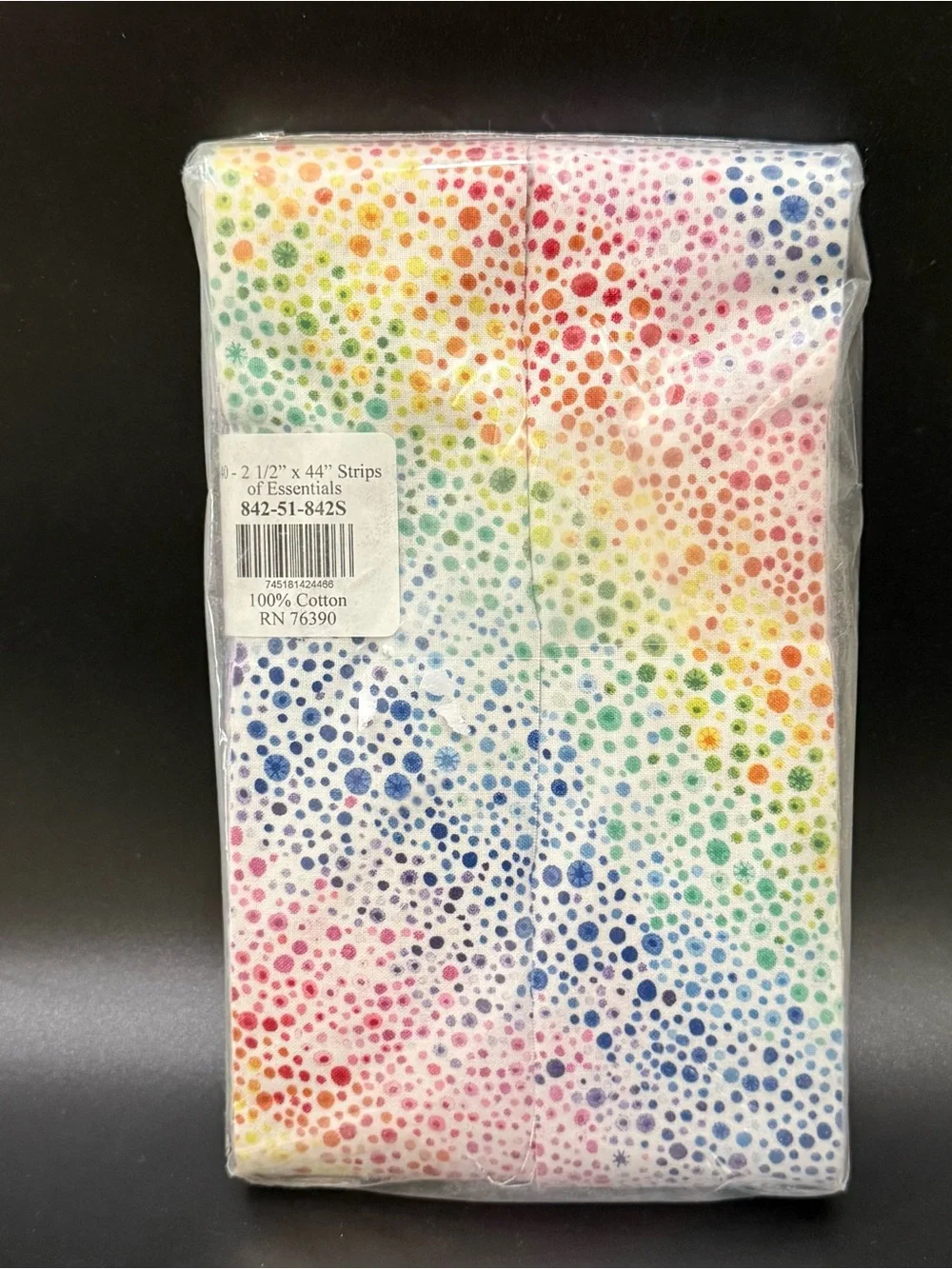 WILMINGTON Bubble up 40 Karat Gems 40 2 1/2” X 44” Pre-cut Cotton Fabric Strips